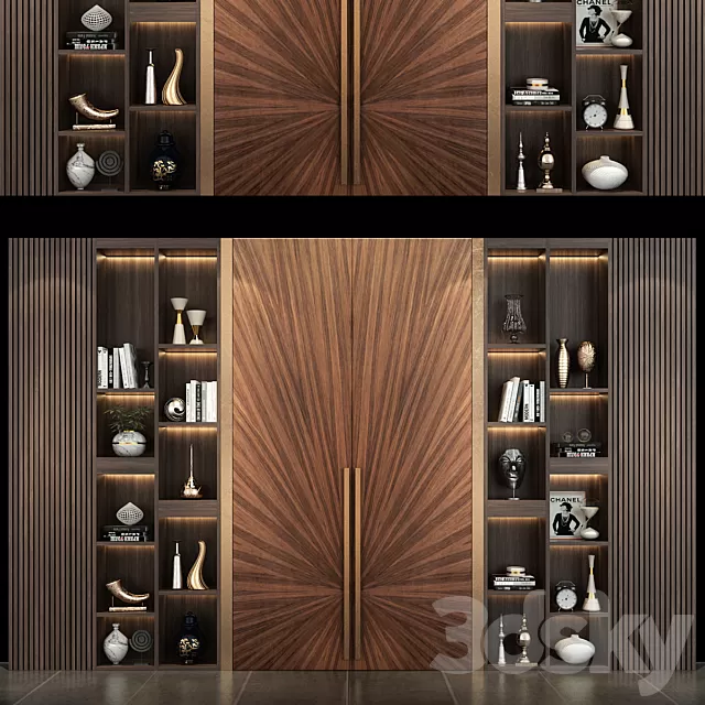 FURNITURE – WAREDROBE & DISPLAY – 3D MODELS – FREE DOWNLOAD – 12337