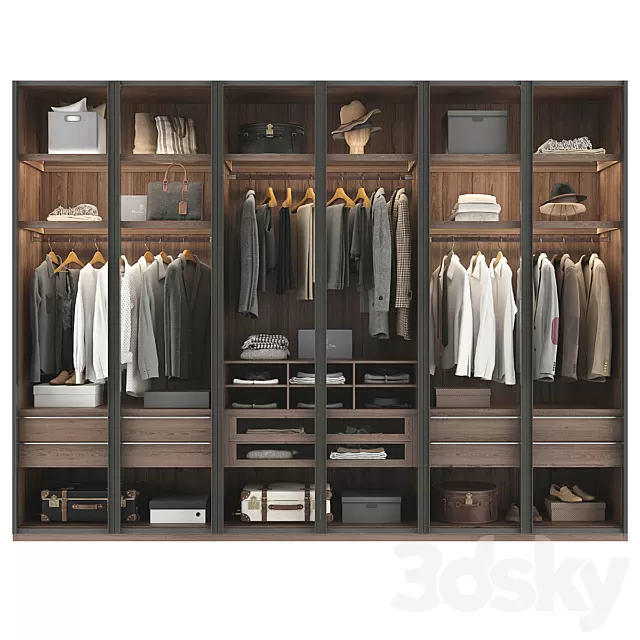 FURNITURE – WAREDROBE & DISPLAY – 3D MODELS – FREE DOWNLOAD – 12338