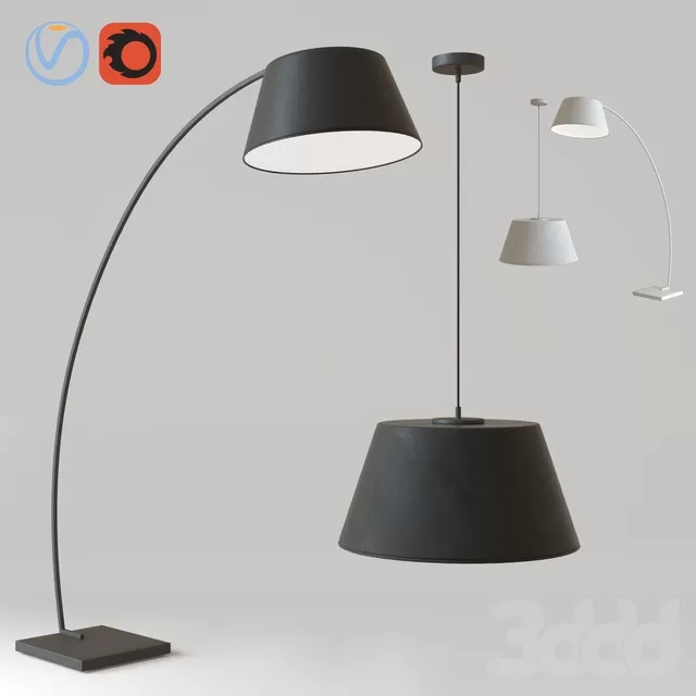 LIGHTING – FLOOR LAMP – 3D MODELS – FREE DOWNLOAD – 12378