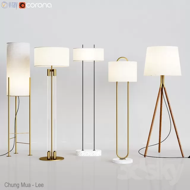 LIGHTING – FLOOR LAMP – 3D MODELS – FREE DOWNLOAD – 12391