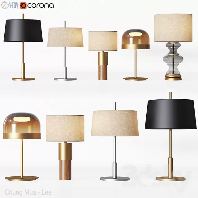 LIGHTING – TABLE LAMP – 3D MODELS – FREE DOWNLOAD – 14299