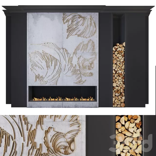 OTHER MODELS – FIREPLACE – 3D MODELS – FREE DOWNLOAD – 15594
