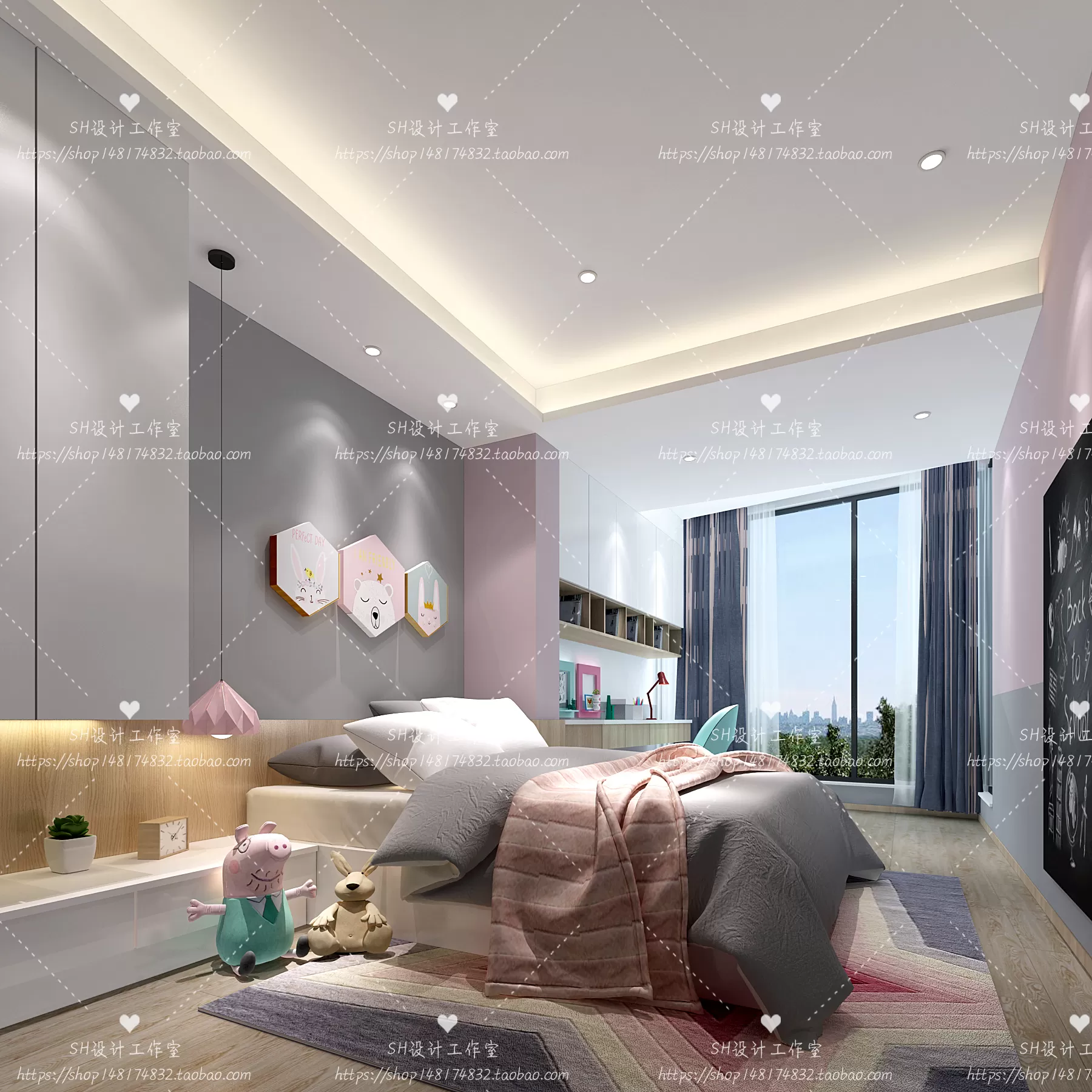 INTERIOR 3D BLOCK – 3D SCENES – 007