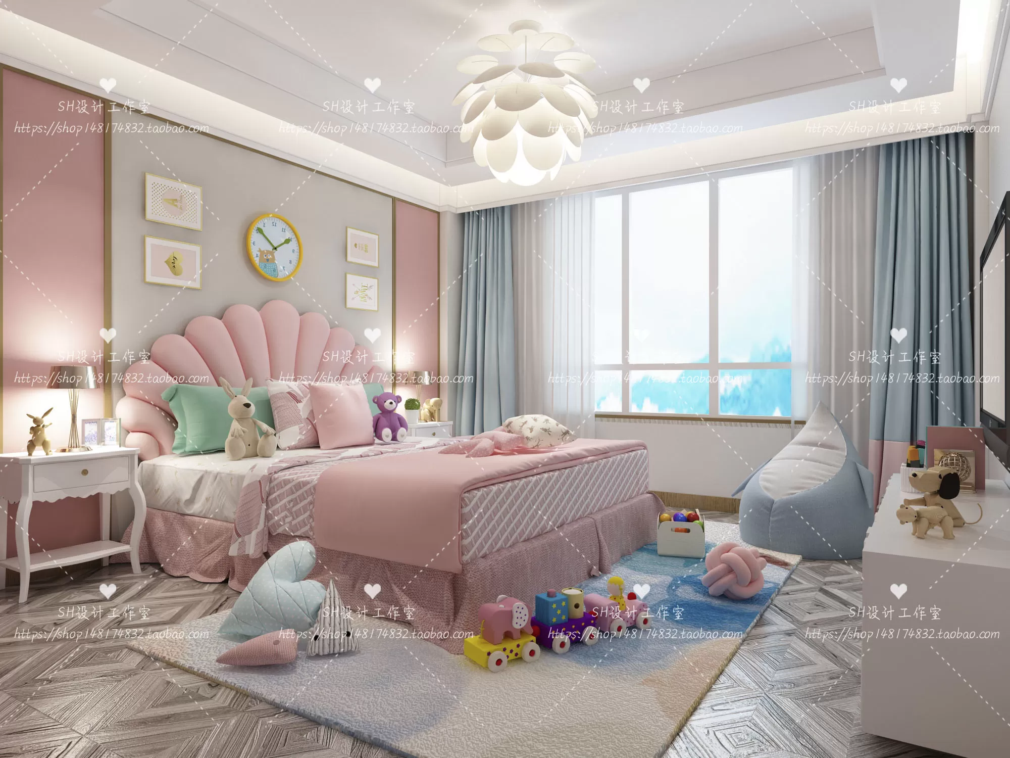INTERIOR 3D BLOCK – 3D SCENES – 009