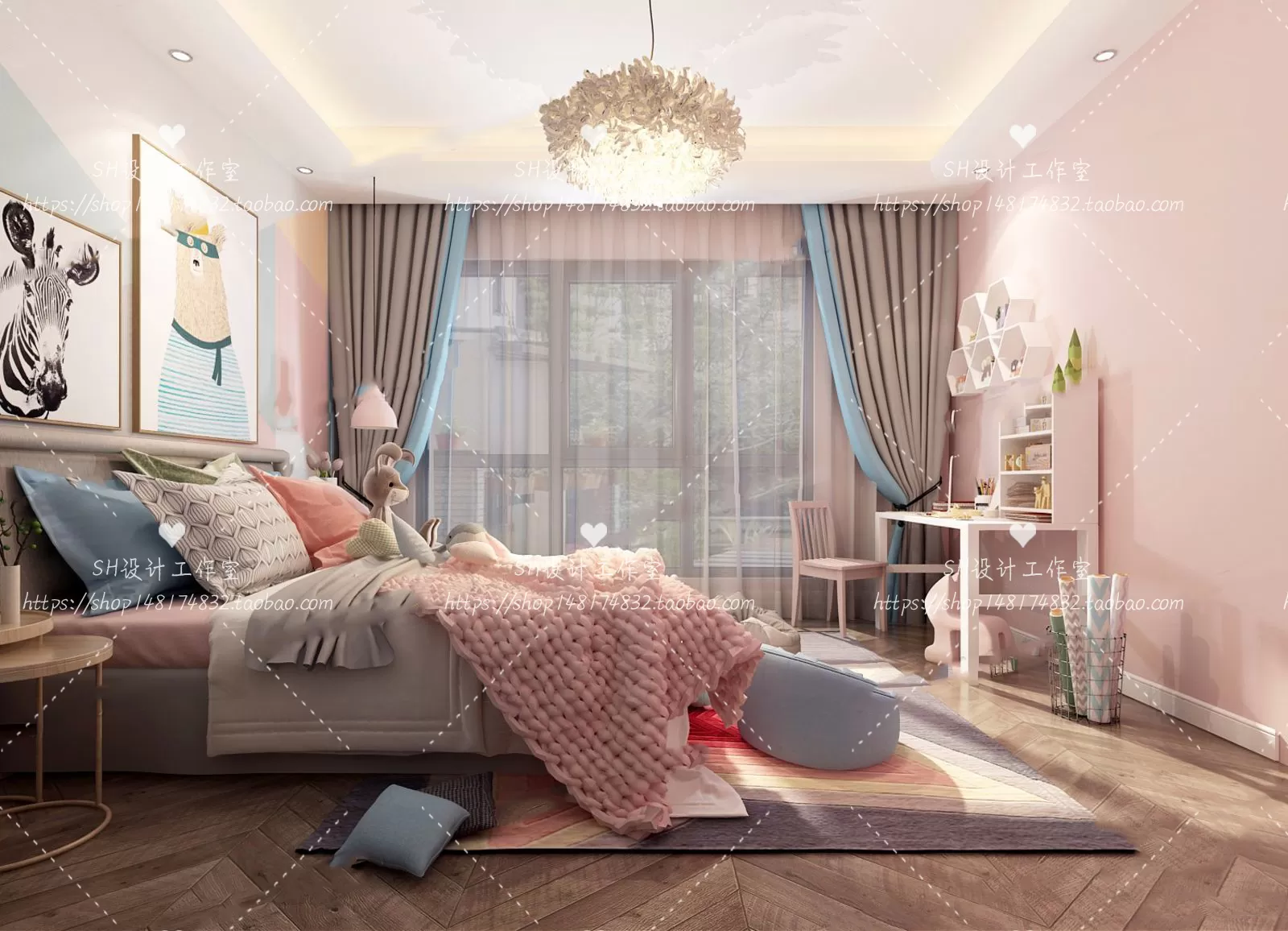 INTERIOR 3D BLOCK – 3D SCENES – 013