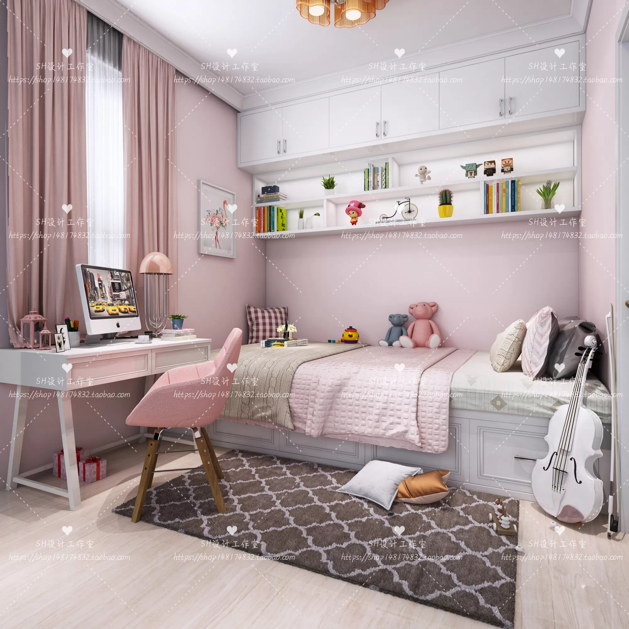 INTERIOR 3D BLOCK – 3D SCENES – 016