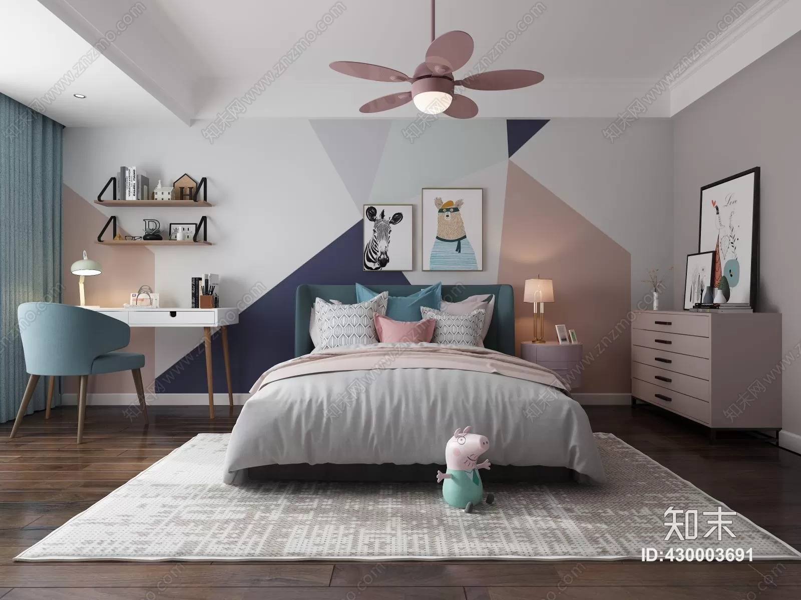 CHILDROOM – 3D SCENES – VRAY – 368