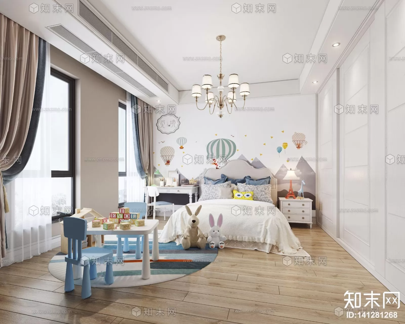 CHILDROOM – 3D SCENES – VRAY – 456