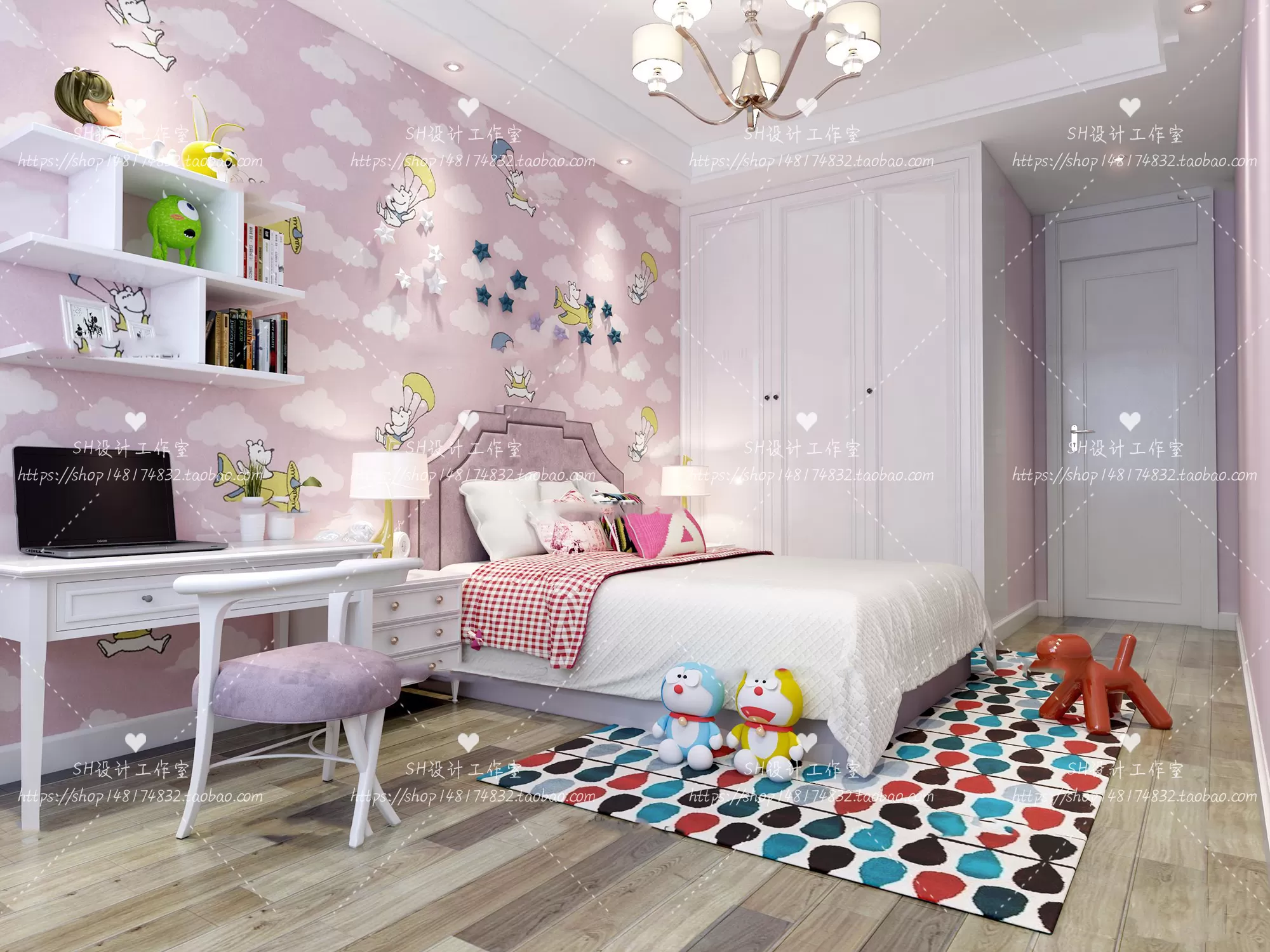 INTERIOR 3D BLOCK – 3D SCENES – 024