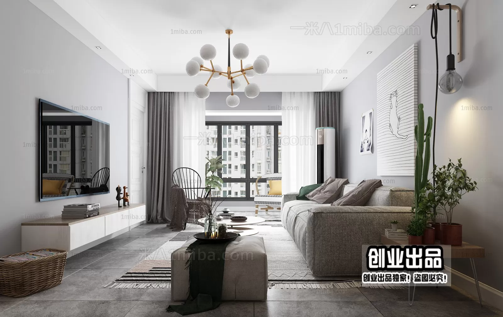 Living Room – Scandinavian architecture – 057