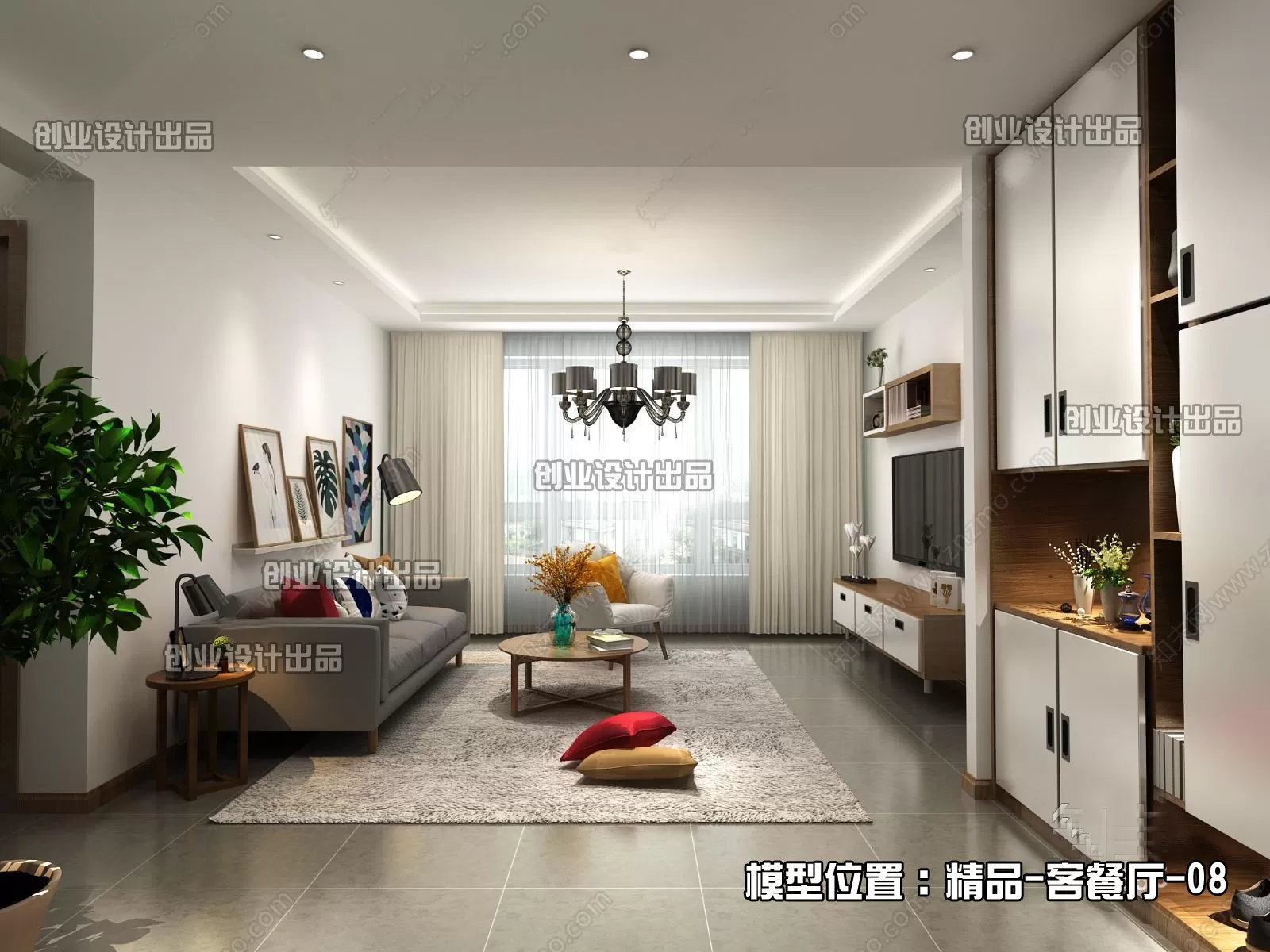 Living Room – Scandinavian architecture – 062
