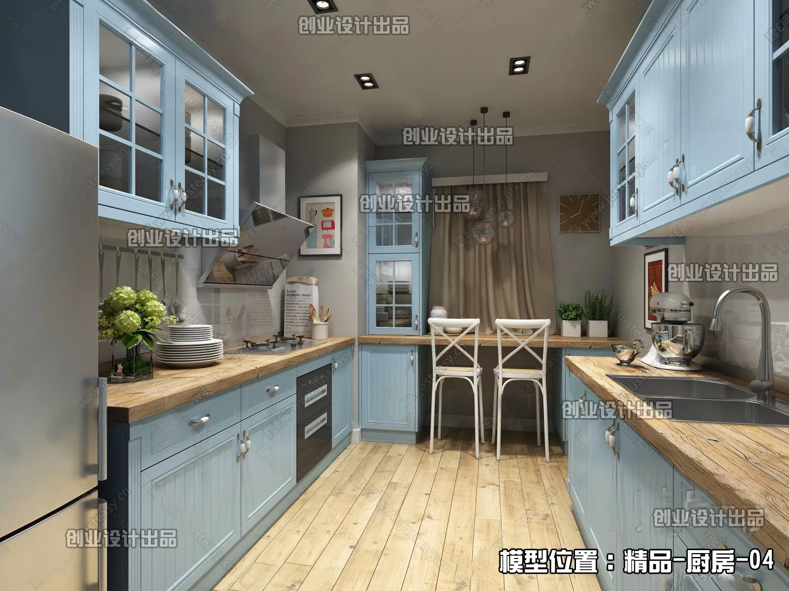 Kitchen – Scandinavian architecture – 025