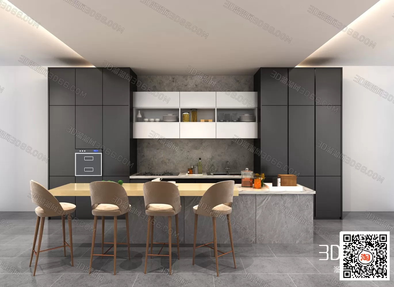 Kitchen – Scandinavian architecture – 043