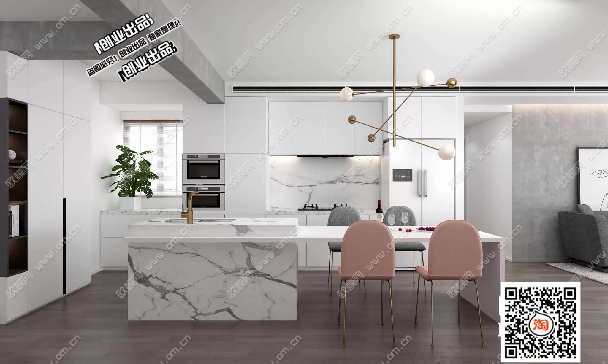 Kitchen – Scandinavian architecture – 044