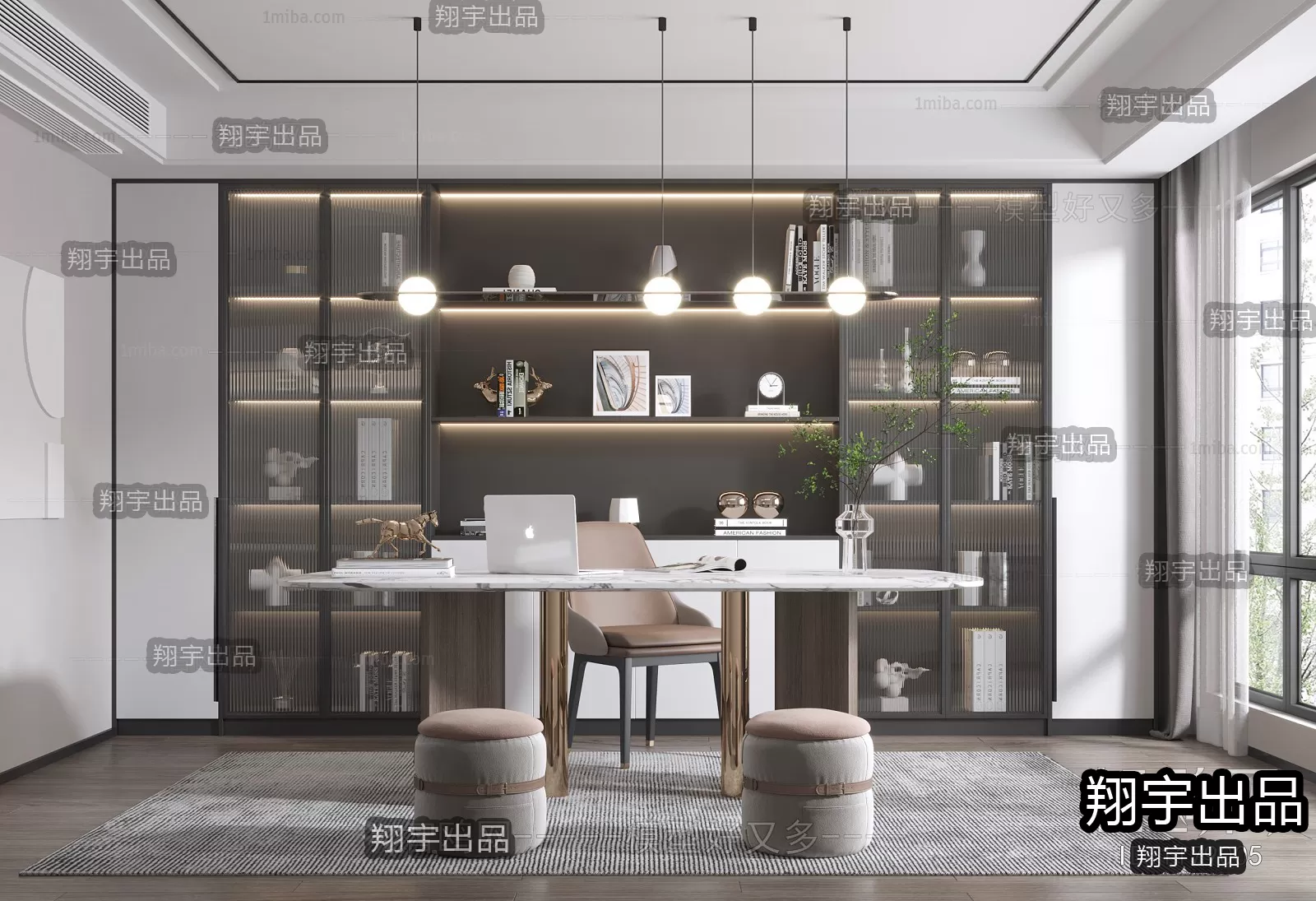 Office – Modern Design – 3D66 – 3D Scenes – 001