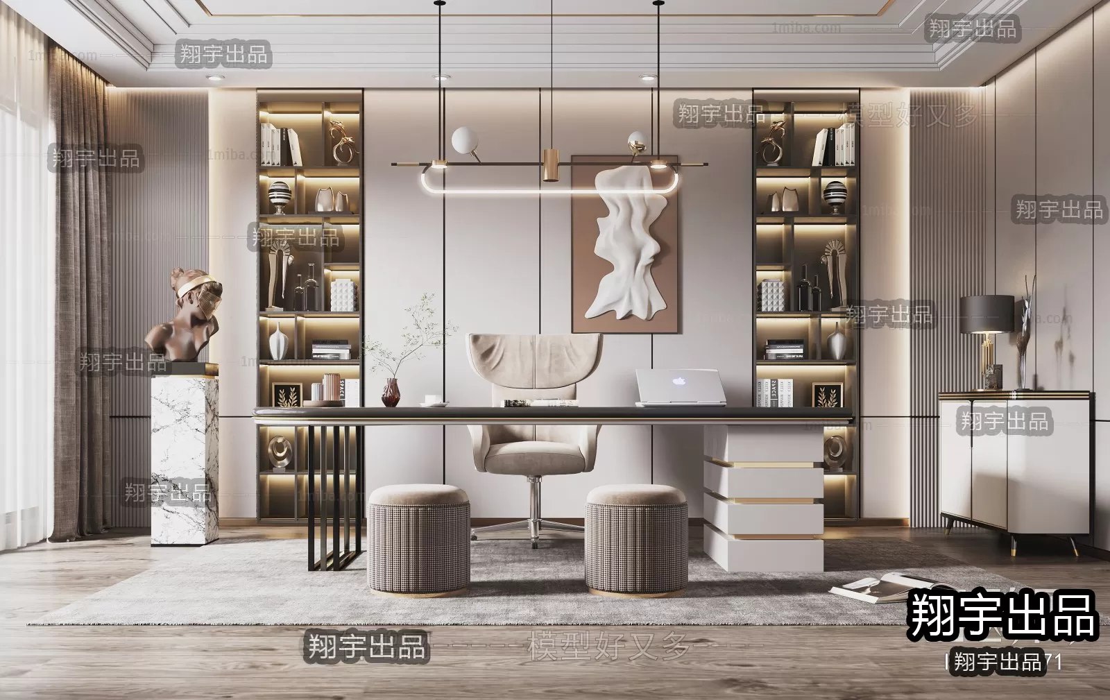 Office – Modern Design – 3D66 – 3D Scenes – 003