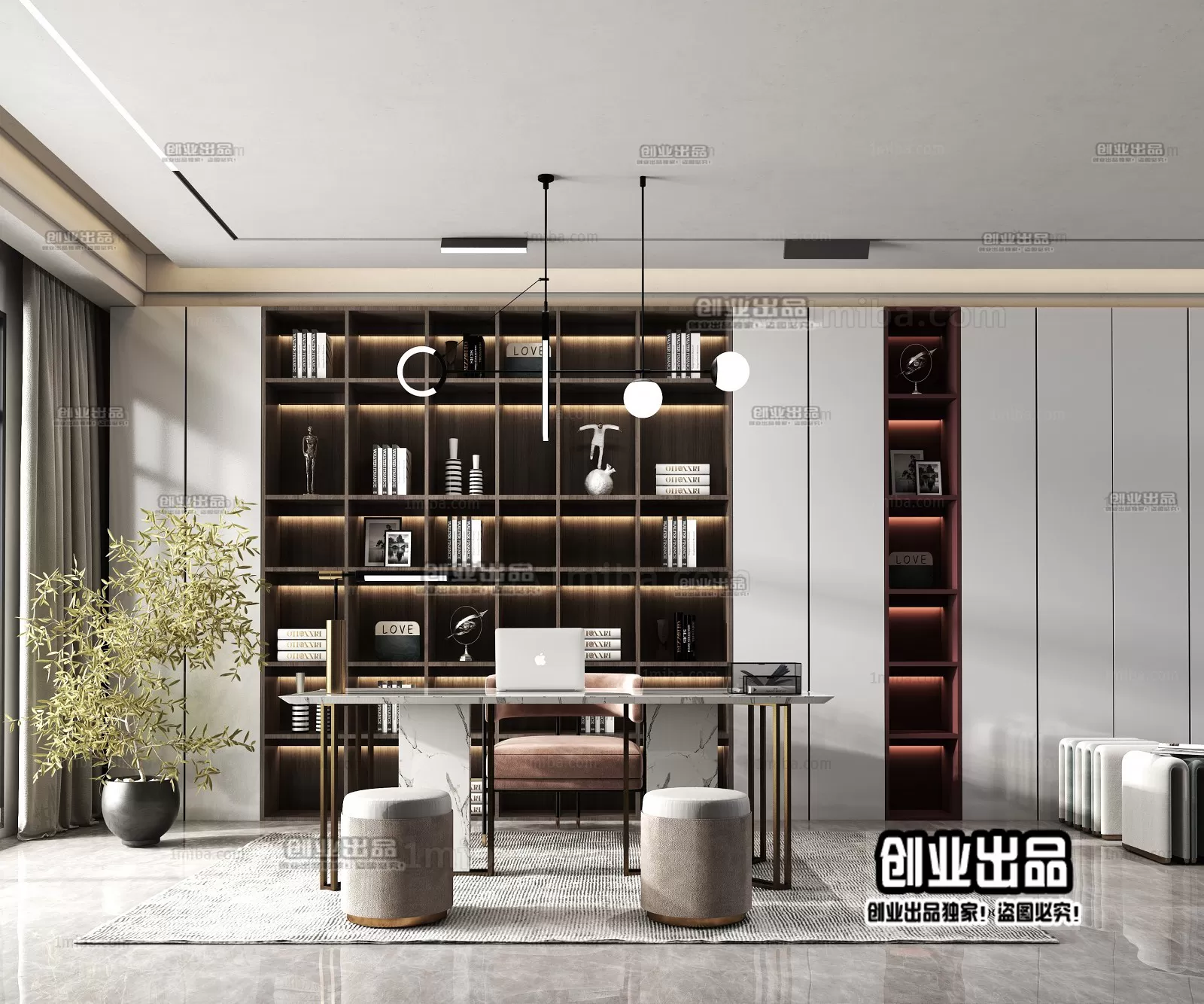 Office – Modern Design – 3D66 – 3D Scenes – 015