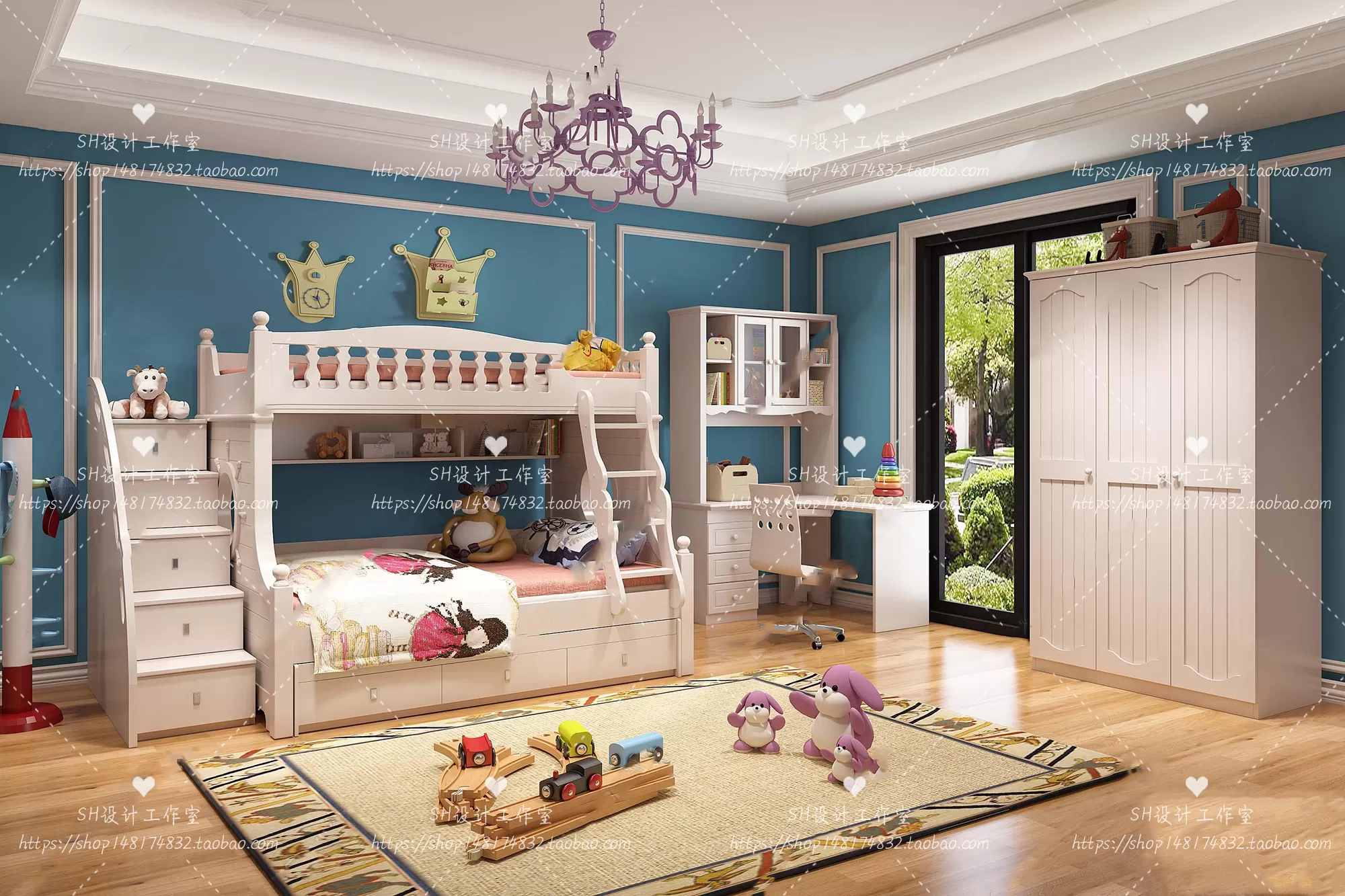 INTERIOR 3D BLOCK – 3D SCENES – 043