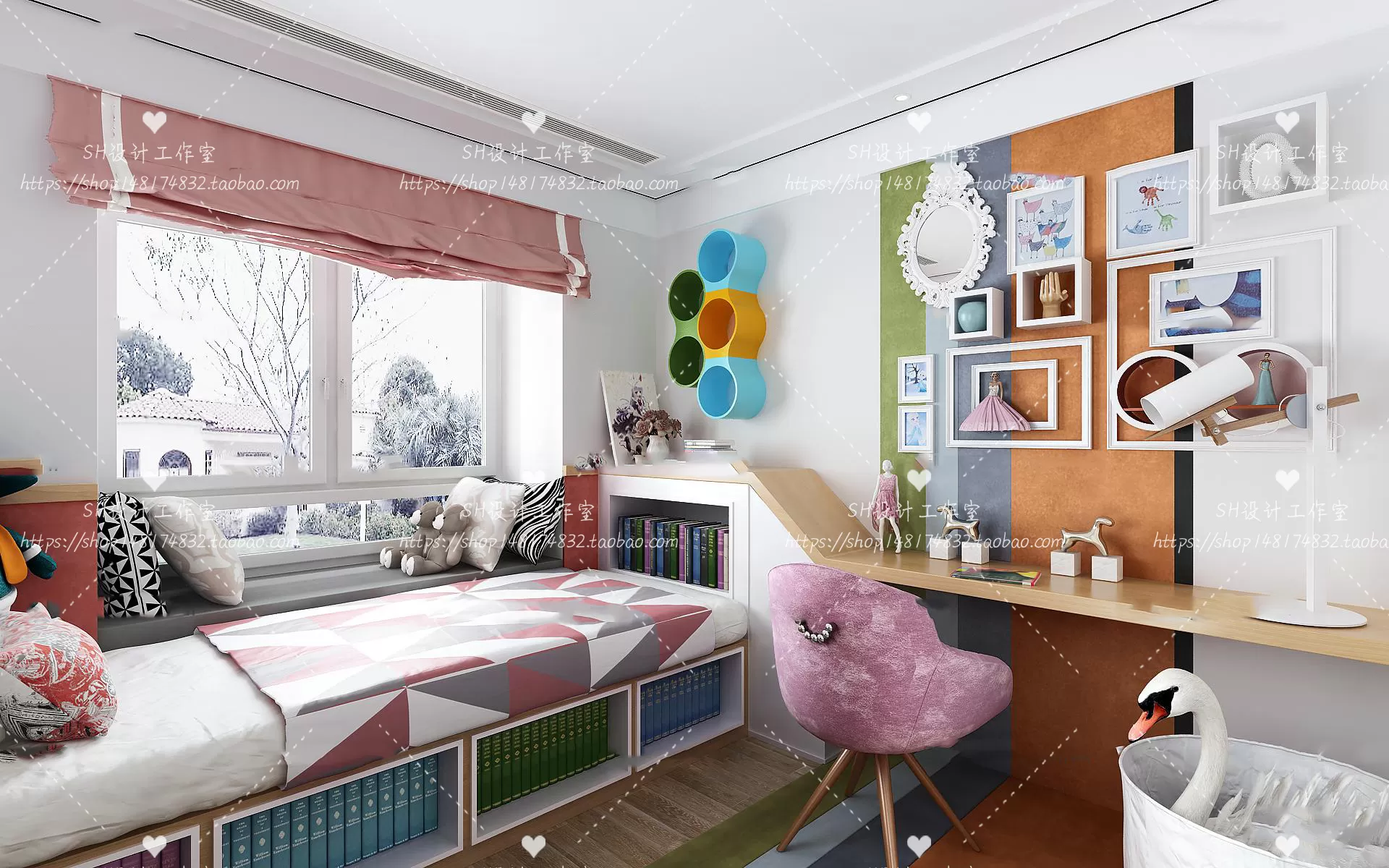 INTERIOR 3D BLOCK – 3D SCENES – 044