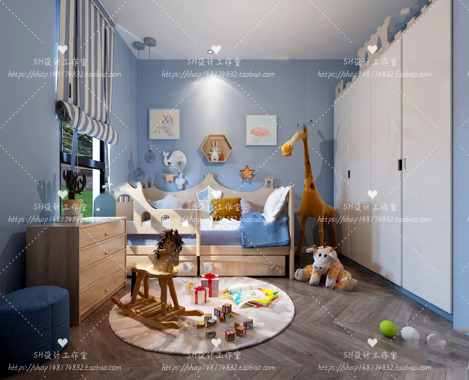 INTERIOR 3D BLOCK – 3D SCENES – 049