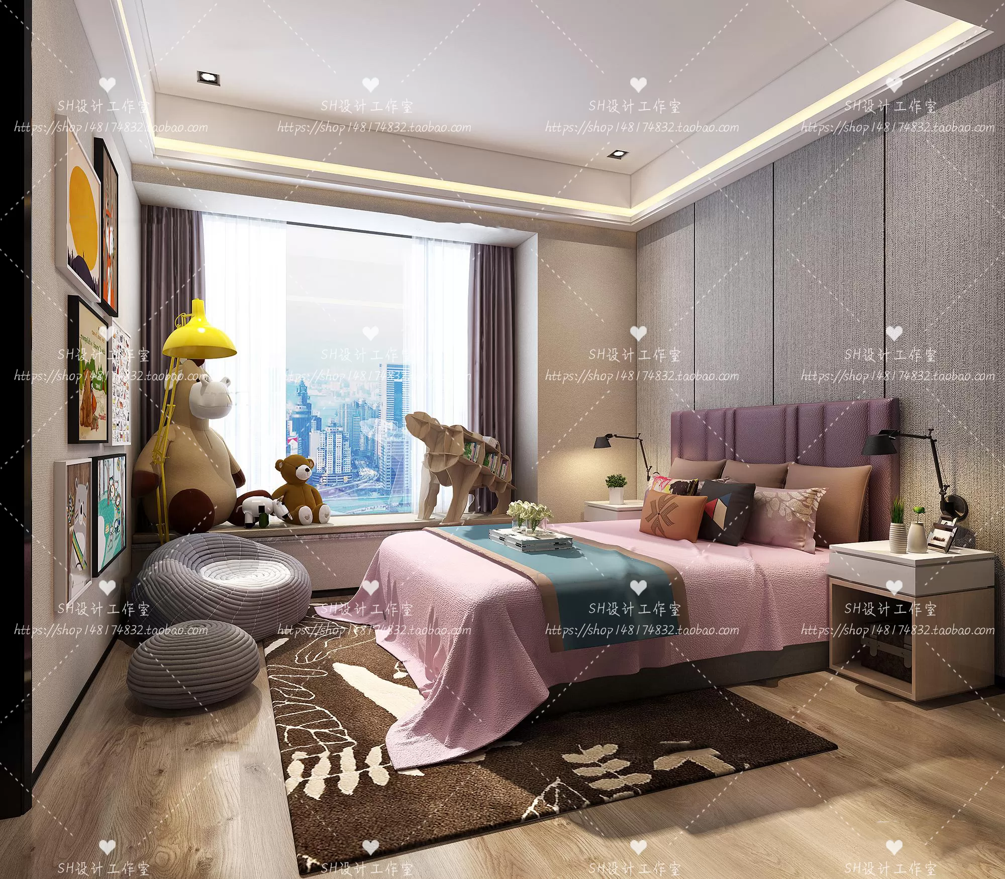 INTERIOR 3D BLOCK – 3D SCENES – 050
