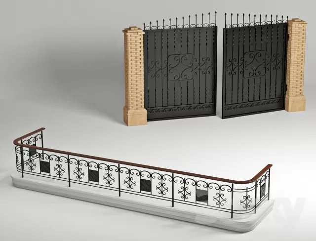 GATE – 3D MODEL – 002