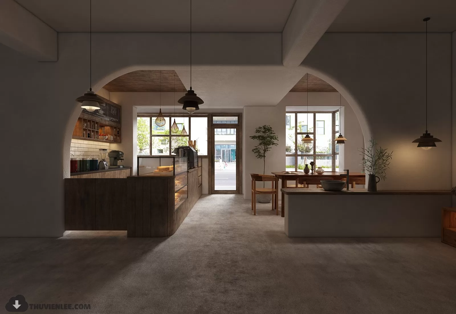 PRO 3D SCENE – COFFEE SHOP 3D BLOCK – 027