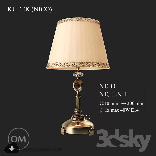 LAMP – TABLE LIGHTING – 3D – 077