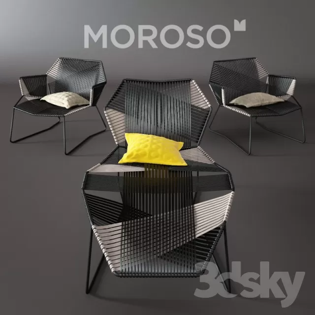 3DSKYFREE – FURNITURE - ARMCHAIR 3DS MAX MODELS