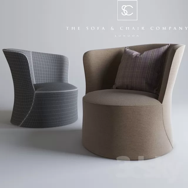 3DSKYFREE – FURNITURE - ARMCHAIR 3DS MAX MODELS