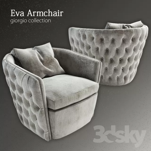 3DSKYFREE – FURNITURE - ARMCHAIR 3DS MAX MODELS