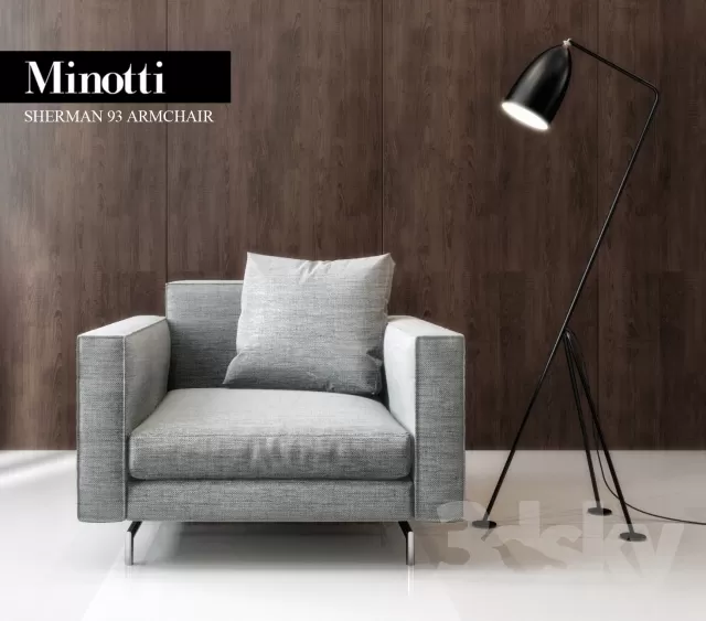 3DSKYFREE – FURNITURE - ARMCHAIR 3DS MAX MODELS