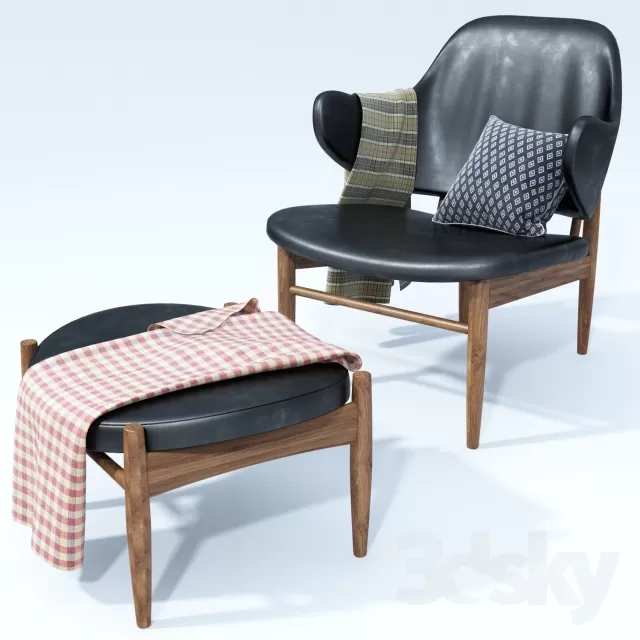 3DSKYFREE – FURNITURE - ARMCHAIR 3DS MAX MODELS