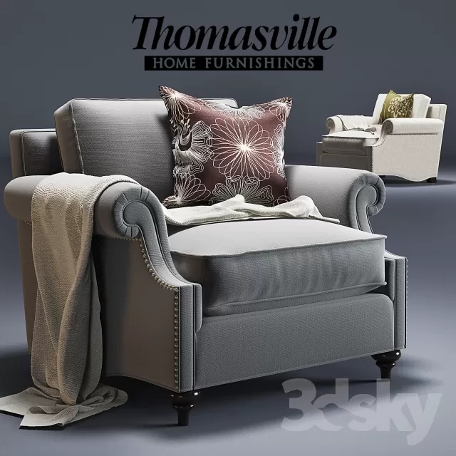 3DSKYFREE – FURNITURE - ARMCHAIR 3DS MAX MODELS