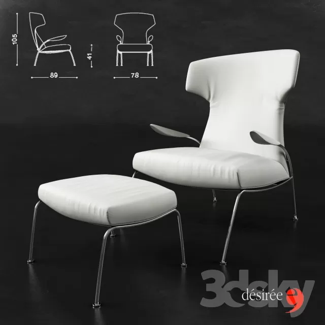 FURNITURE - ARMCHAIR 3D MODELS