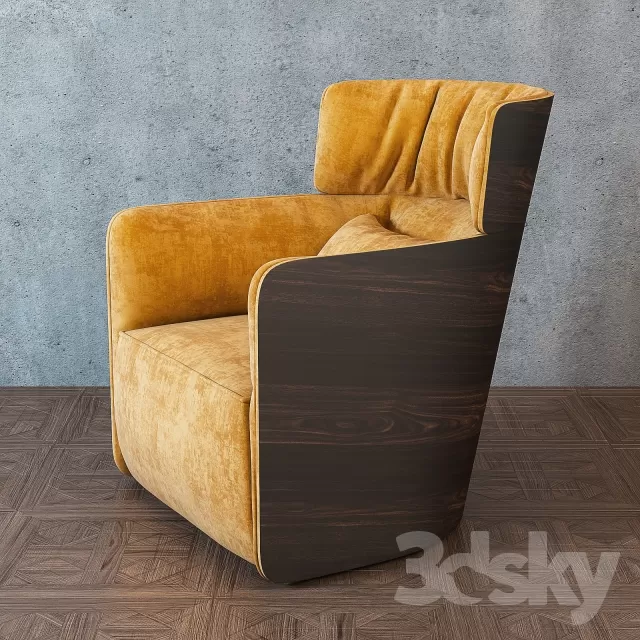 3DSKYFREE – FURNITURE - ARMCHAIR 3DS MAX MODELS