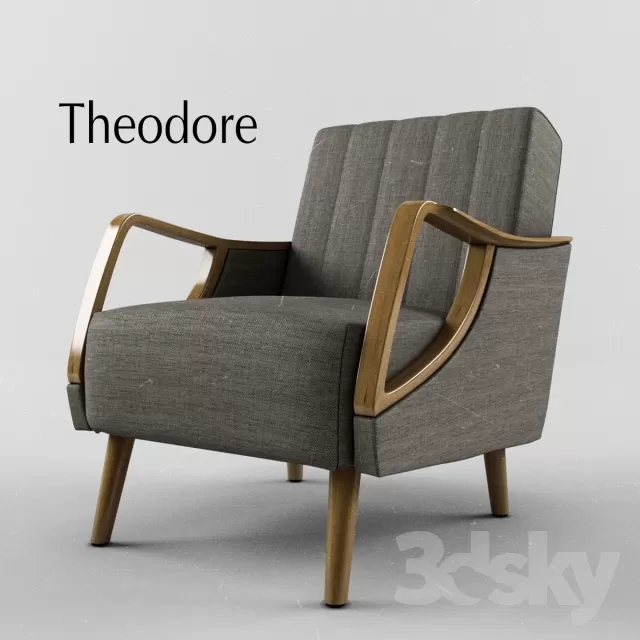 3DSKYFREE – FURNITURE - ARMCHAIR 3DS MAX MODELS