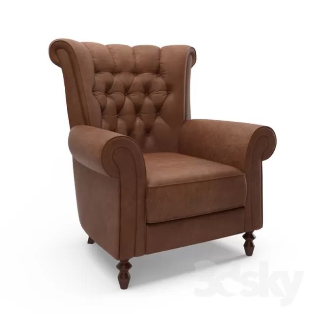 3DSKYFREE – FURNITURE - ARMCHAIR 3DS MAX MODELS