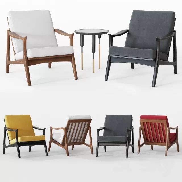 3DSKYFREE – FURNITURE - ARMCHAIR 3DS MAX MODELS