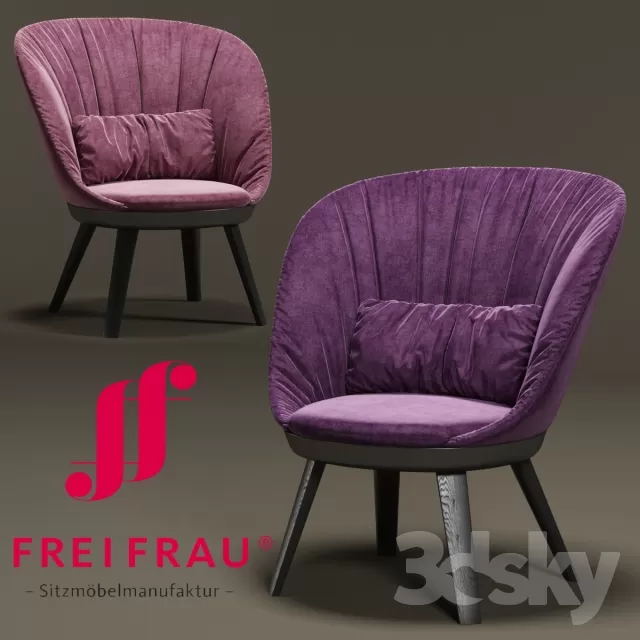 3DSKYFREE – FURNITURE - ARMCHAIR 3DS MAX MODELS