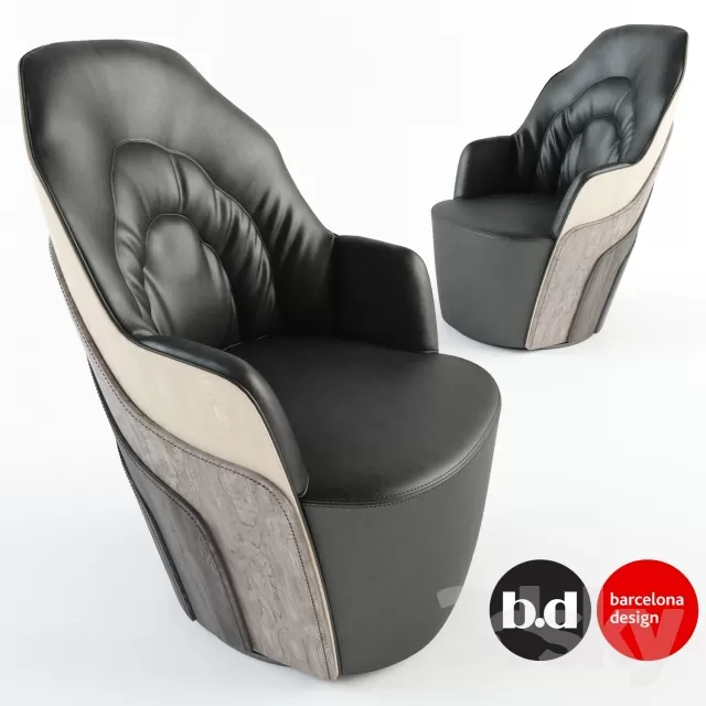 3DSKYFREE – FURNITURE - ARMCHAIR 3DS MAX MODELS