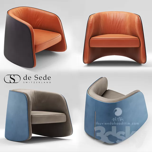 3DSKYFREE – FURNITURE - ARMCHAIR 3DS MAX MODELS