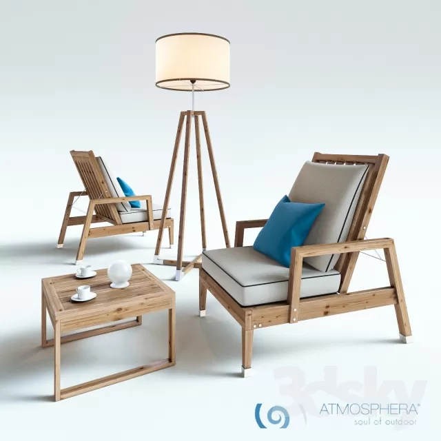 3DSKYFREE – FURNITURE - ARMCHAIR 3DS MAX MODELS