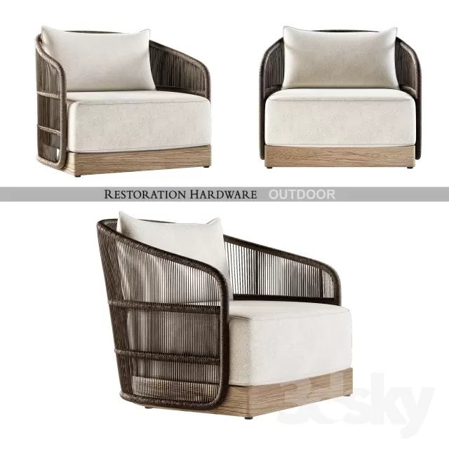 3DSKYFREE – FURNITURE - ARMCHAIR 3DS MAX MODELS
