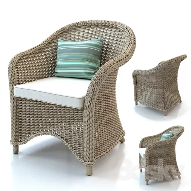 3DSKYFREE – FURNITURE - ARMCHAIR 3DS MAX MODELS