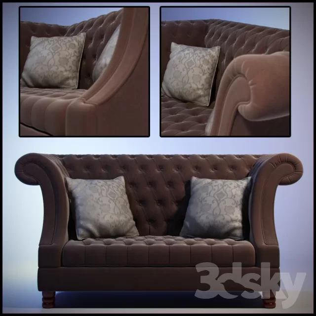 3DSKYFREE – FURNITURE - ARMCHAIR 3DS MAX MODELS