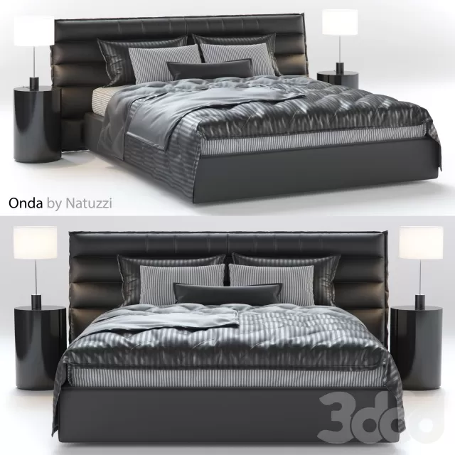 3DSKYFREE – FURNITURE - BED 3DS MAX MODELS