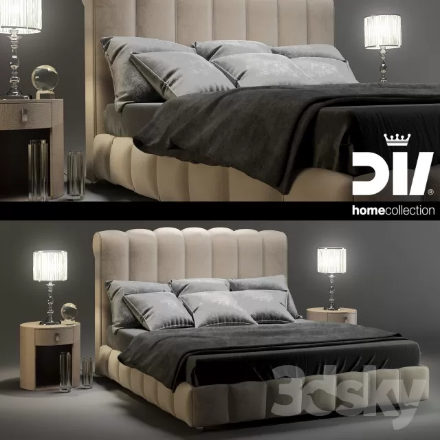 3DSKYFREE – FURNITURE - BED 3DS MAX MODELS