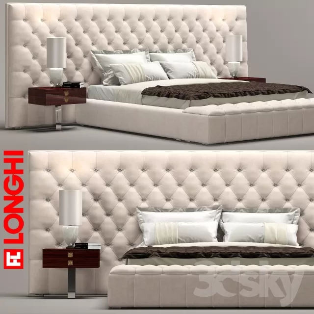 3DSKYFREE – FURNITURE - BED 3DS MAX MODELS