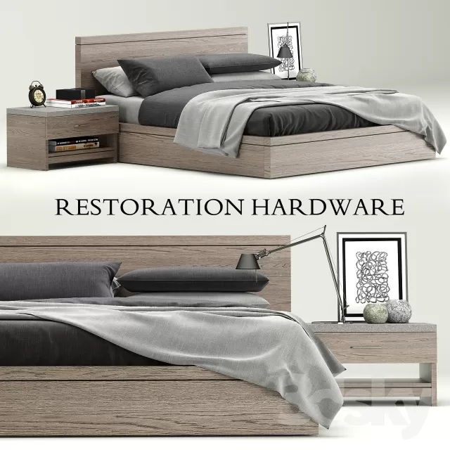 3DSKYFREE – FURNITURE - BED 3DS MAX MODELS